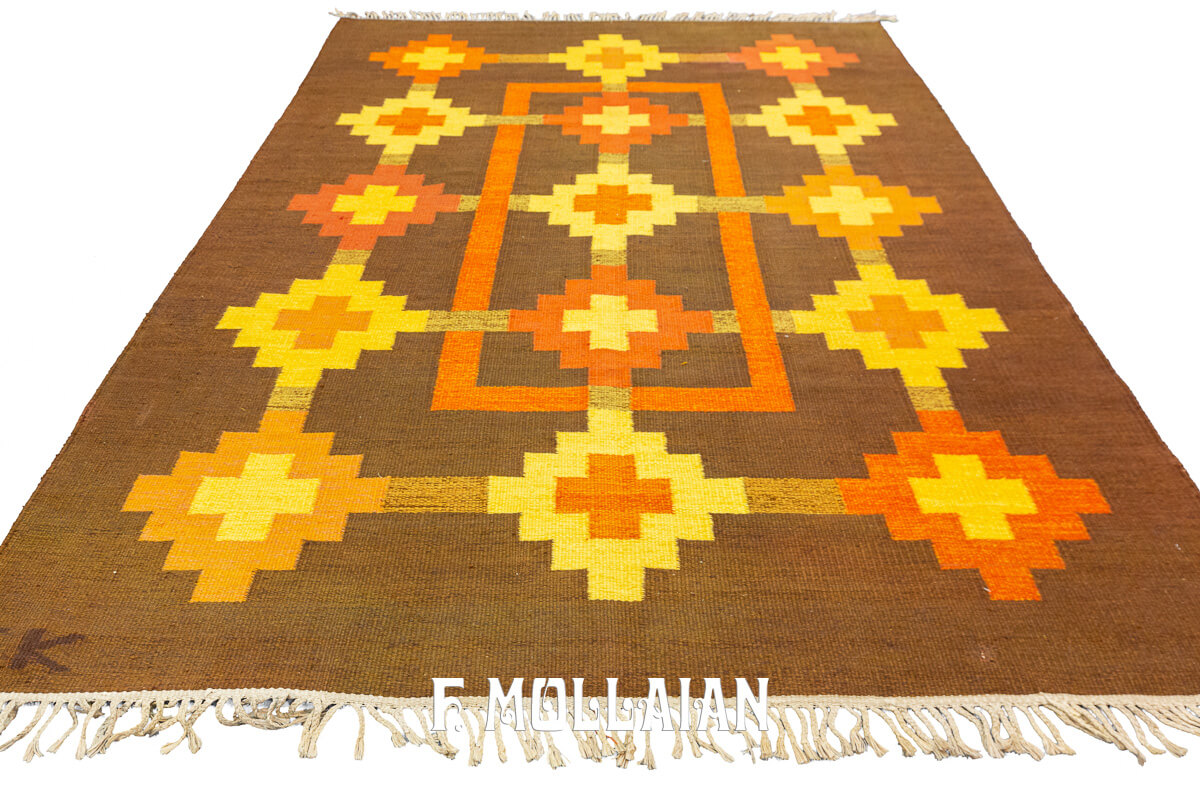 Scandinavian Rollakan Swedish Rug n°:996408